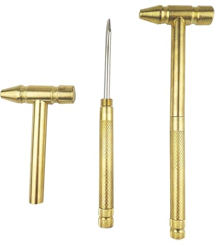 Amazon.co.jp: ゴールドハンマー,防錆銅ハンマー - ミニ多機能真鍮